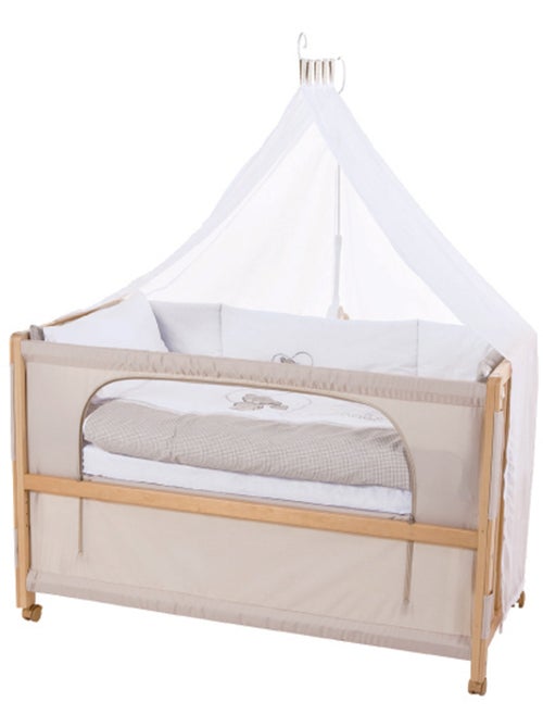 ROBA Cuna colecho "Liebhabaer" 60 x 120 cm + equipamiento completo - Kiabi