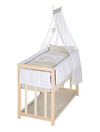 ROBA Cuna colecho "Liebhabear" 4 en 1 + equipamiento completo