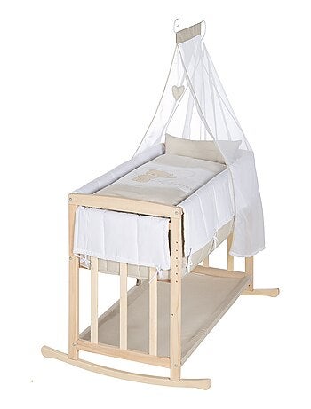 ROBA Cuna colecho "Liebhabear" 4 en 1 + equipamiento completo
