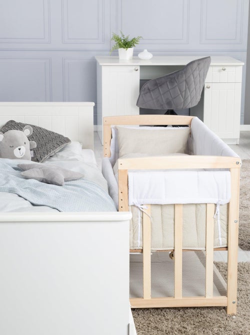 ROBA Cuna colecho "Liebhabear" 4 en 1 + equipamiento completo - Kiabi