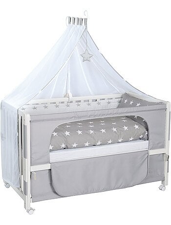 ROBA Cuna colecho "Little Stars" 60 x 120 cm + equipamiento completo