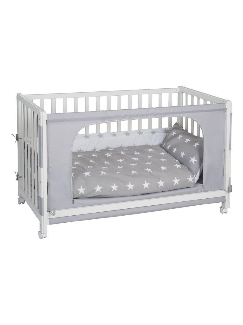 ROBA Cuna colecho "Little Stars" 60 x 120 cm + equipamiento completo Blanco - Kiabi