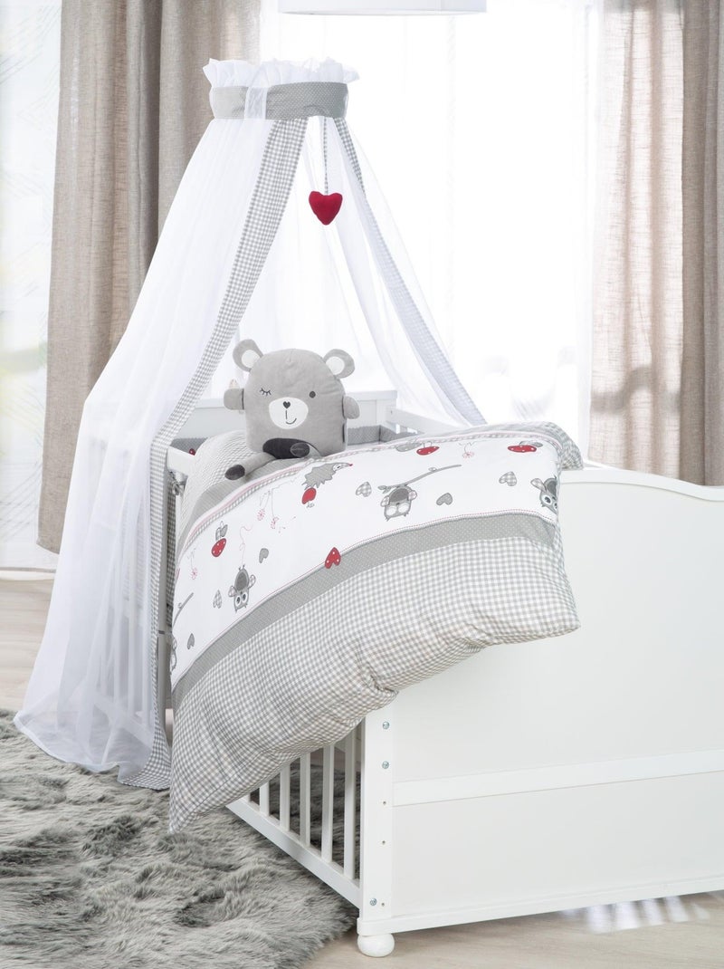 ROBA Cuna evolutiva completa "Adam & Eule" - 70x140 + equipamiento completo Blanco - Kiabi