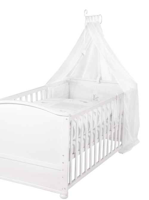 ROBA Cuna evolutiva completa "Fox & Bunny" - 70x140 + equipamiento completo - Kiabi
