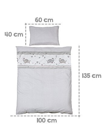 ROBA Cuna evolutiva completa "Jumbotwins" - 70x140 + equipamiento completo