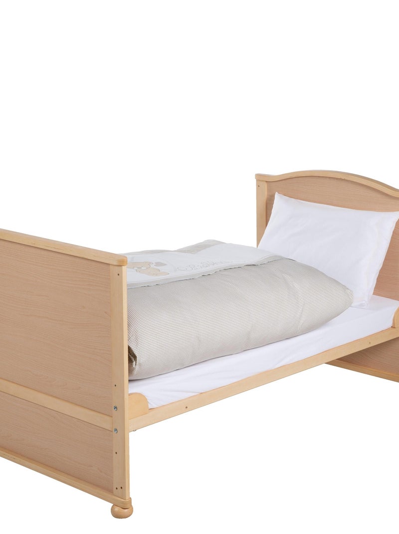 ROBA Cuna evolutiva completa "Liebhabear" - 70x140 + equipamiento completo Marrón - Kiabi