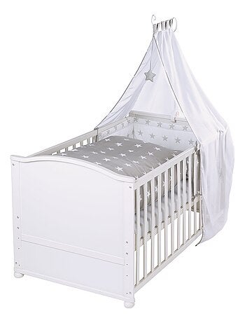 ROBA Cuna evolutiva completa "Little Stars" - 70x140 + equipamiento completo