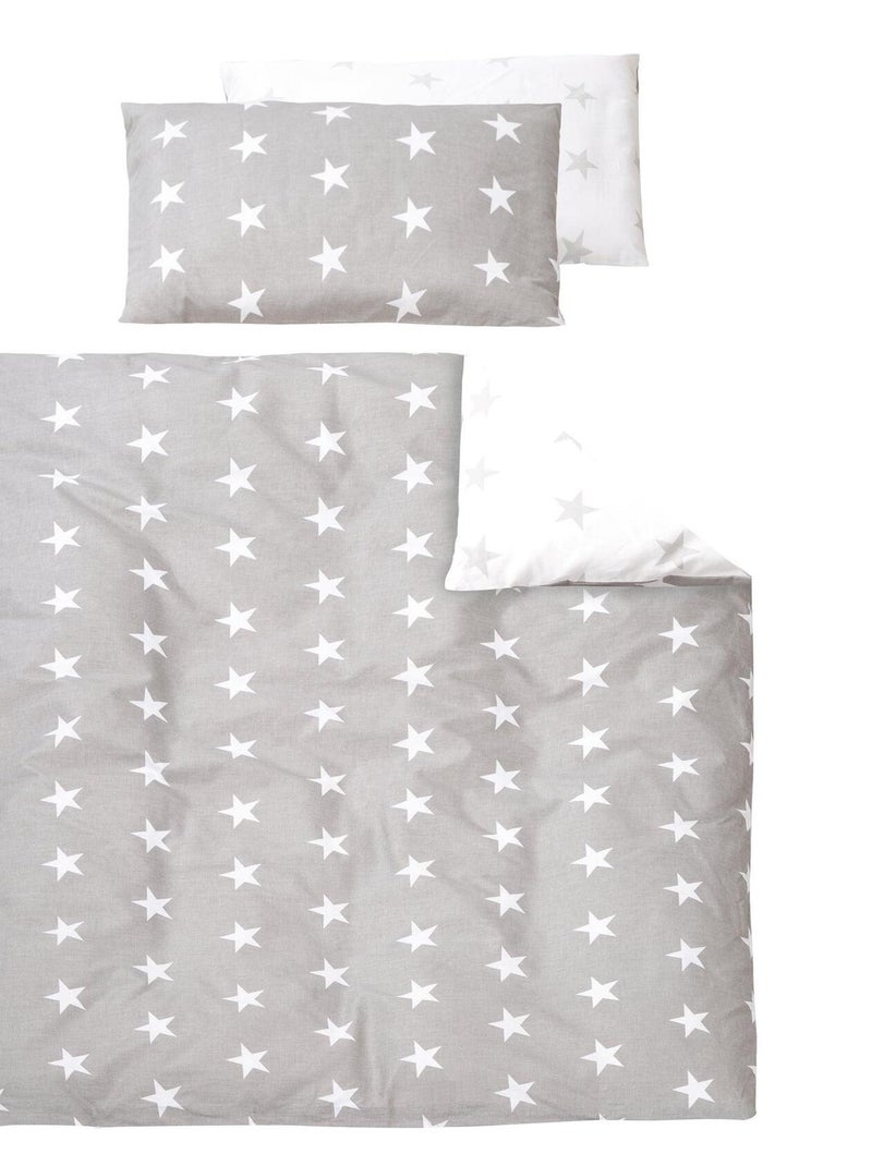 ROBA Cuna evolutiva completa "Little Stars" - 70x140 + equipamiento completo Blanco - Kiabi
