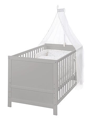 ROBA Cuna evolutiva completa "Sternenzauber" blanco - 70x140 + equipamiento completo