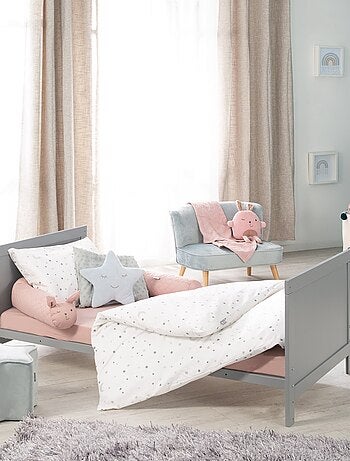 ROBA Cuna evolutiva completa "Sternenzauber" blanco - 70x140 + equipamiento completo