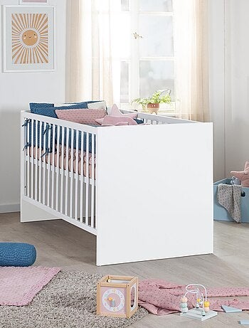 ROBA Cuna evolutiva Lilo - Altura ajustable - 70x140 cm - Blanco