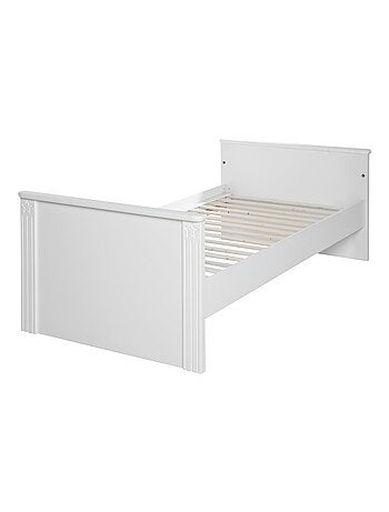 ROBA Cuna evolutiva "Maxi" - 70x140 - Convertible - Altura ajustable - Blanco