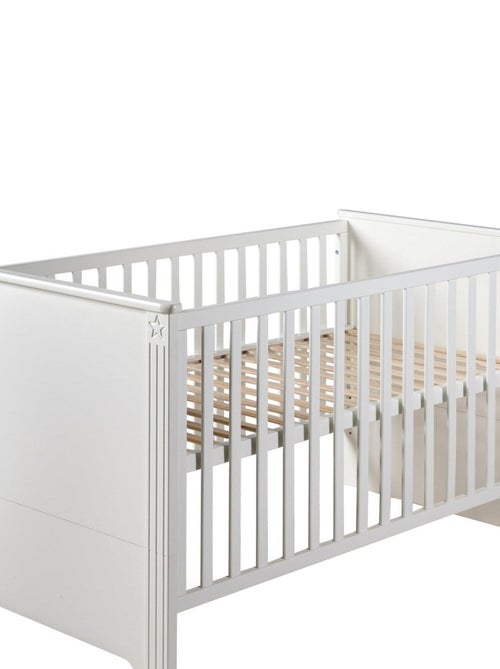 ROBA Cuna evolutiva "Maxi" - 70x140 - Convertible - Altura ajustable - Blanco - Kiabi