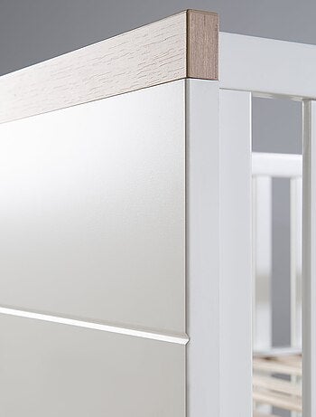 ROBA Cuna evolutiva "Nele" - 70x140 - Altura ajustable - 0 a 7 años - Blanco/decoración