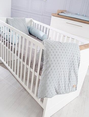 ROBA Cuna evolutiva "Nele" - 70x140 - Altura ajustable - 0 a 7 años - Blanco/decoración