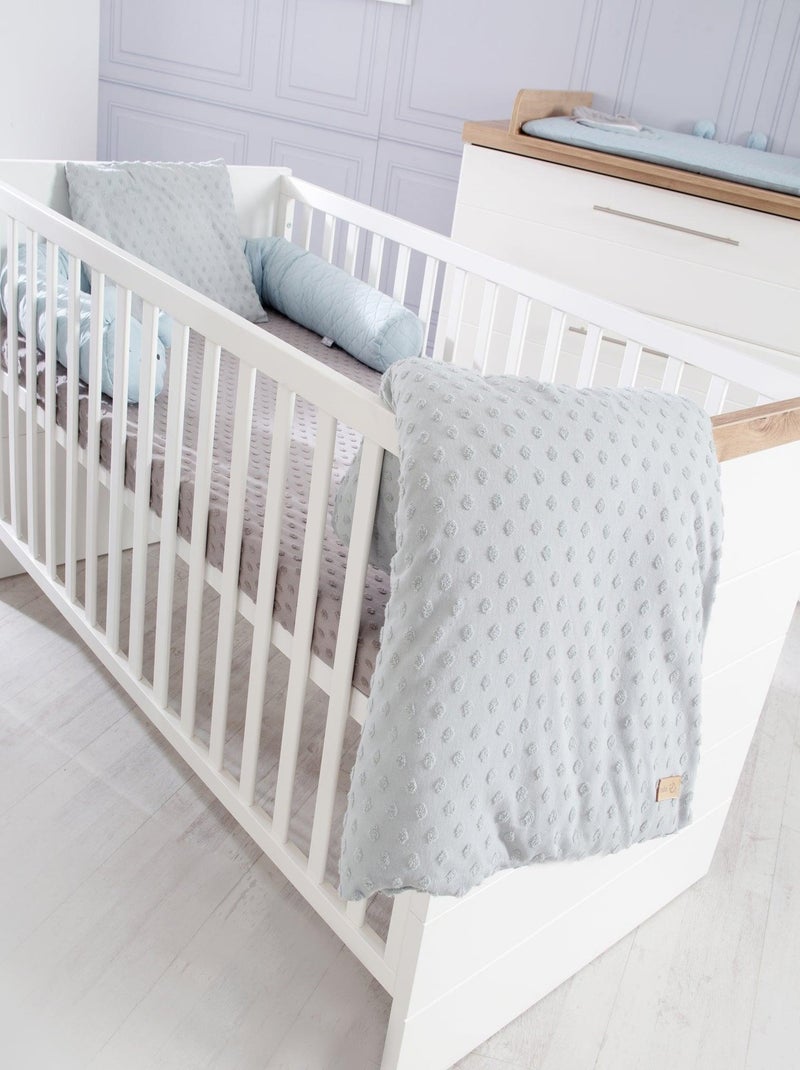 ROBA Cuna evolutiva "Nele" - 70x140 - Altura ajustable - 0 a 7 años - Blanco/decoración Blanco - Kiabi