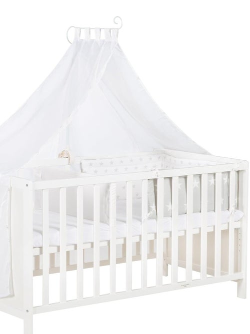 ROBA Cuna multifuncional 60 x 120 cm + equipamiento de cama - Blanco - Kiabi