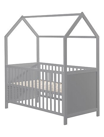 ROBA Cuna tipo casita evolutiva 70x140 - certificada FSC - convertible - altura ajustable