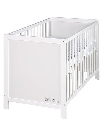 ROBA Cuna y colecho 60 x 120 cm + colchón y somier - Altura ajustable - Blanco