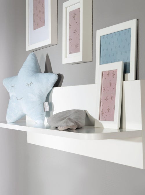 ROBA Estantería mural para habitación infantil - 90 cm - Blanco - Kiabi