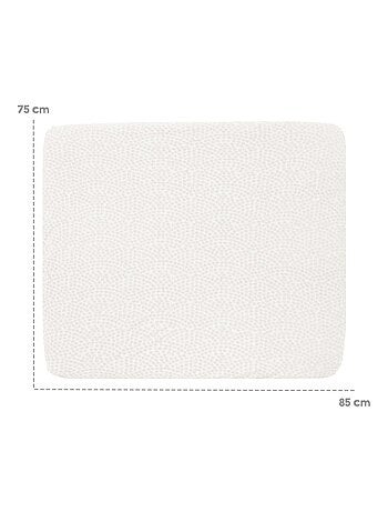 ROBA Funda para colchón cambiador extensible en algodón orgánico 'Seashells'