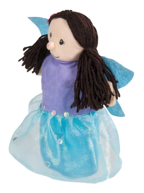 ROBA Juego de 4 marionetas en tela y fieltro - unicornio, princesa, dragón, caballero - Kiabi