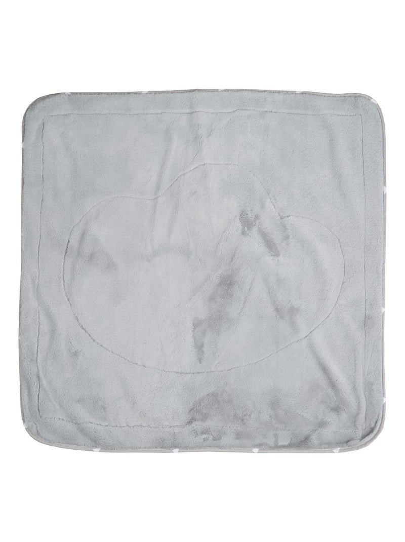 ROBA Manta para bebé "Indibear" - 80 x 80 cm - Marrón Verde - Kiabi