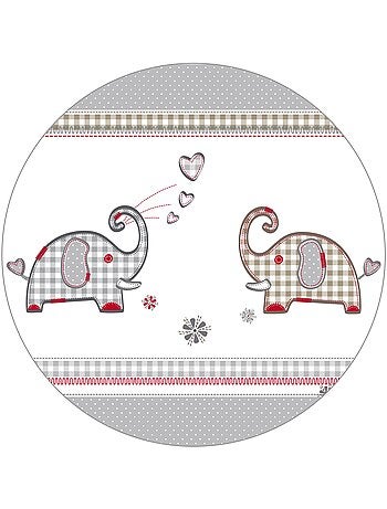 ROBA Parque infantil en madera 75x100 "Jumbotwins" + alfombra de parque y ruedas con freno - Blanco