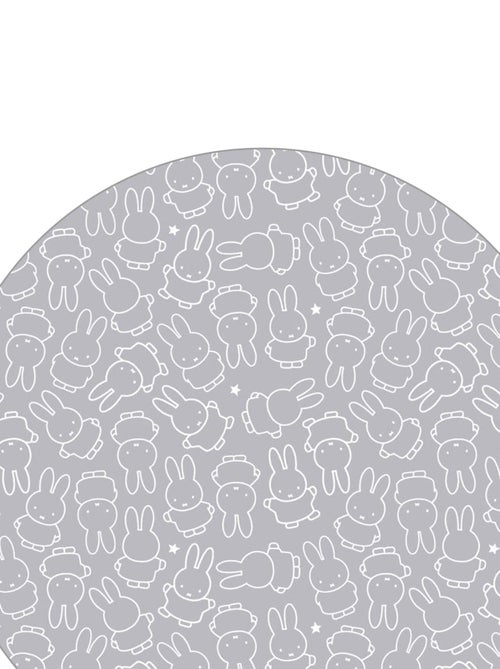 ROBA Parque infantil hexagonal en madera "Miffy" + alfombra de parque - Altura ajustable - Blanco - Kiabi