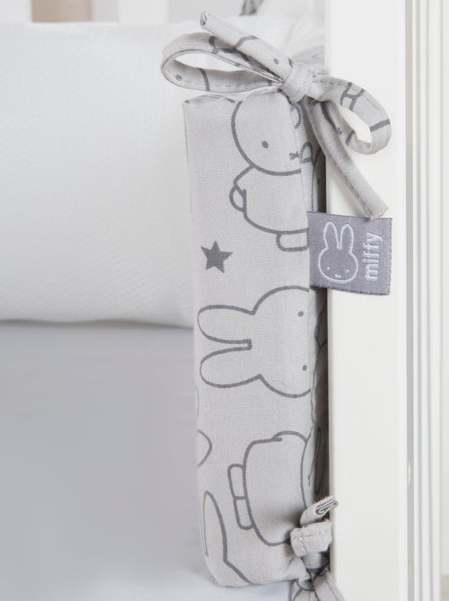 ROBA Protector de cuna "safe asleep®" - Air Plus "miffy®" - Gris - Kiabi