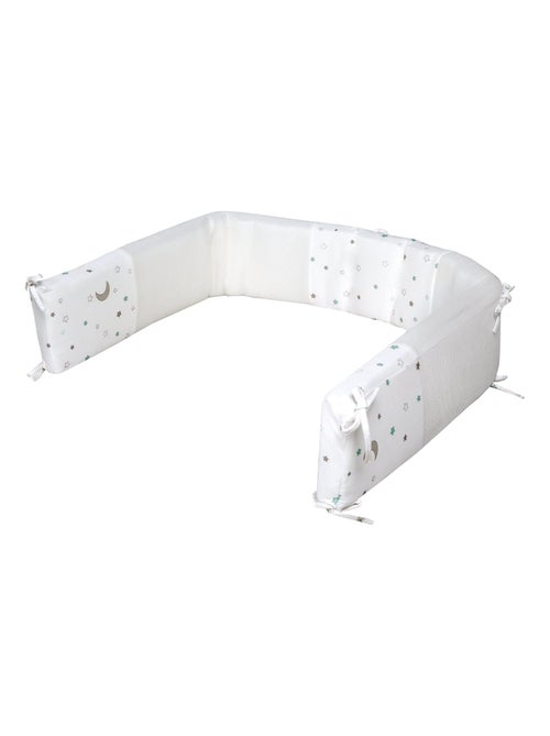 ROBA Protector de cuna "safe asleep®" - Air Plus "Sternenzauber" - Blanco - Kiabi