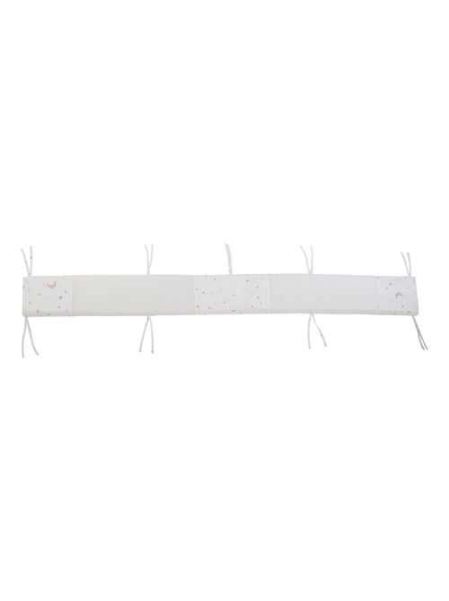 ROBA Protector de cuna "safe asleep®" - Air Plus "Sternenzauber" - Blanco - Kiabi