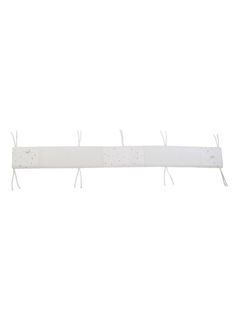 ROBA Protector de cuna "safe asleep®" - Air Plus "Sternenzauber" - Blanco Blanco - Kiabi