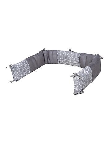 ROBA Protector de cuna safe asleep® - Easy Air "miffy®" - Gris