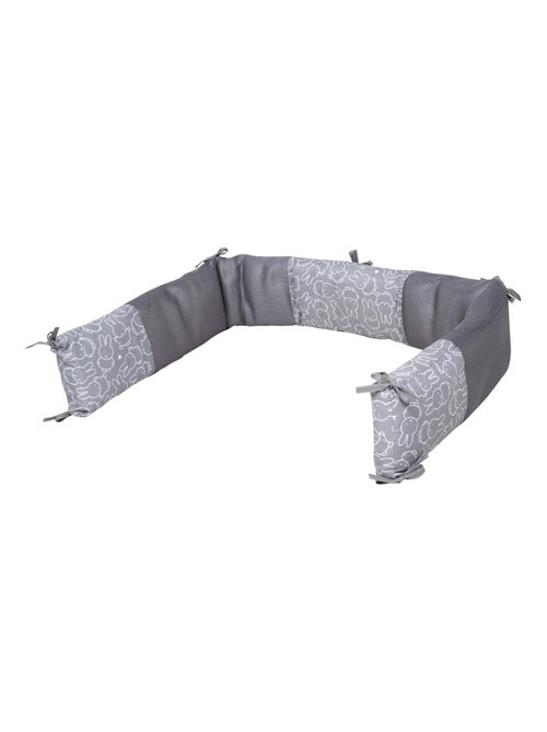 ROBA Protector de cuna safe asleep® - Easy Air "miffy®" - Gris - Kiabi