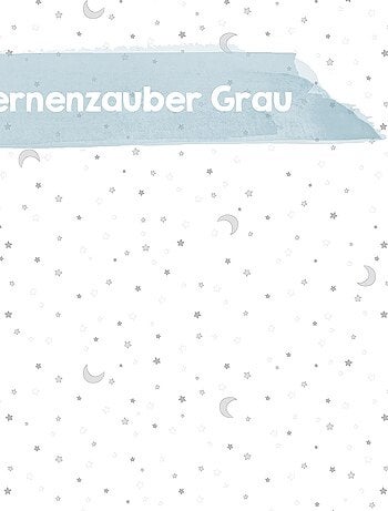 ROBA Protector de cuna "safe asleep®" - Easy Air "Sternenzauber" - Blanco