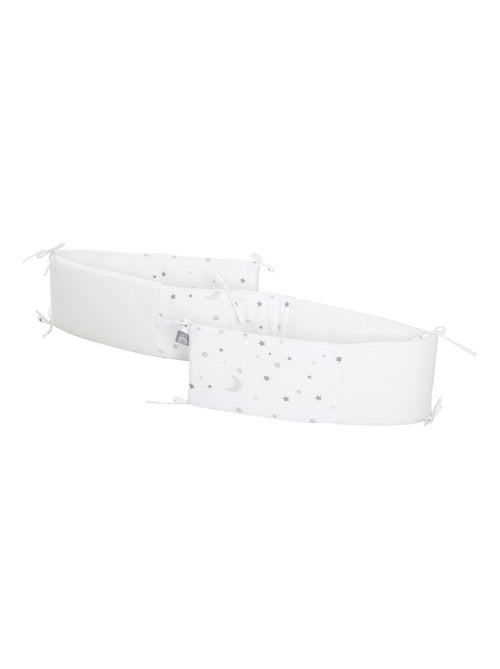 ROBA Protector de cuna "safe asleep®" - Easy Air "Sternenzauber" - Blanco - Kiabi