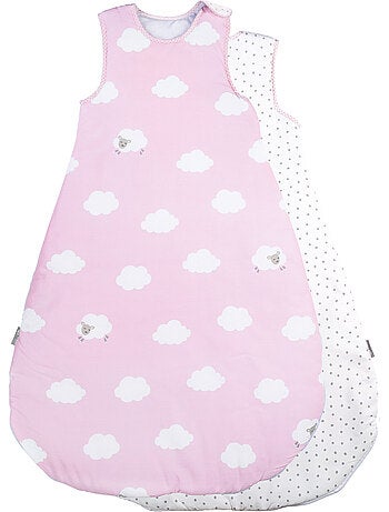 ROBA Saco de dormir para bebé «Kleine Wolke Rose» – Para todo el año