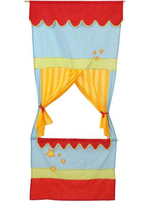 ROBA Teatro de puerta en tela lavable - castillo de marionetas para colgar - multicolor - Kiabi ROBA Teatro de puerta en tela lavable - castillo de marionetas para colgar - multicolor - Kiabi
