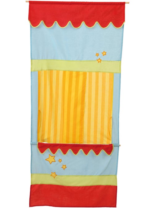 ROBA Teatro de puerta en tela lavable - castillo de marionetas para colgar - multicolor - Kiabi ROBA Teatro de puerta en tela lavable - castillo de marionetas para colgar - multicolor - Kiabi