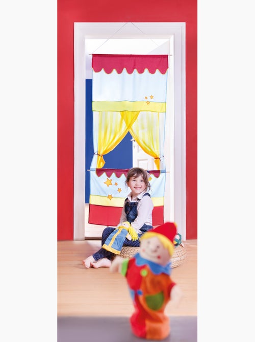 ROBA Teatro de puerta en tela lavable - castillo de marionetas para colgar - multicolor - Kiabi ROBA Teatro de puerta en tela lavable - castillo de marionetas para colgar - multicolor - Kiabi