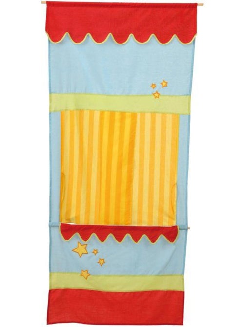 ROBA Teatro de puerta en tela lavable - castillo de marionetas para colgar - multicolor - Kiabi ROBA Teatro de puerta en tela lavable - castillo de marionetas para colgar - multicolor - Kiabi