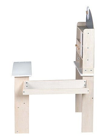 ROBA Tienda en madera con estantes y 3 cajones + 2 mostradores y reloj