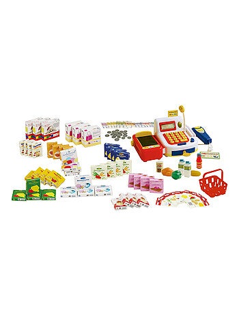 ROBA Tienda "Tante Emma" con pizarra + caja registradora y accesorios