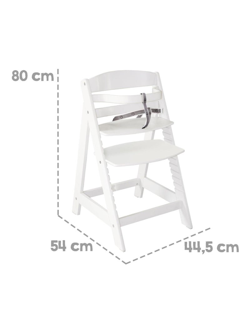 ROBA Trona evolutiva "Sit Up III" + cojín "Adam & Eule" Blanco - Kiabi