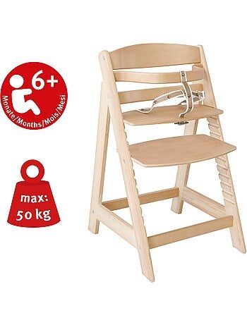 ROBA Trona evolutiva "Sit Up III" + cojín "Little Stars" - natural/gris