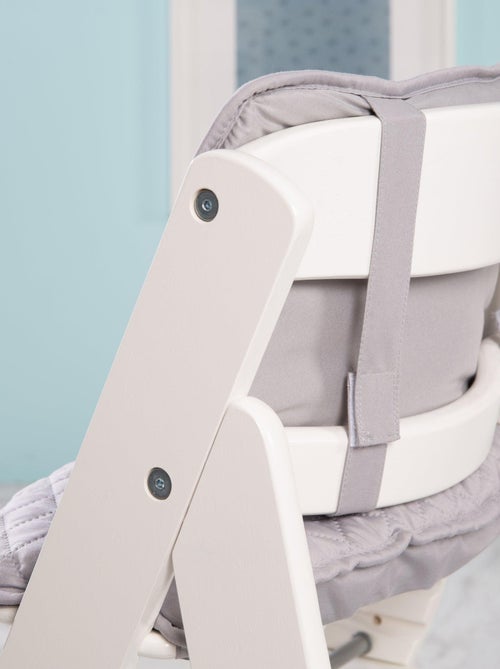 ROBA Trona evolutiva "Sit Up III" + cojín "Roba Style" - blanco/gris - Kiabi