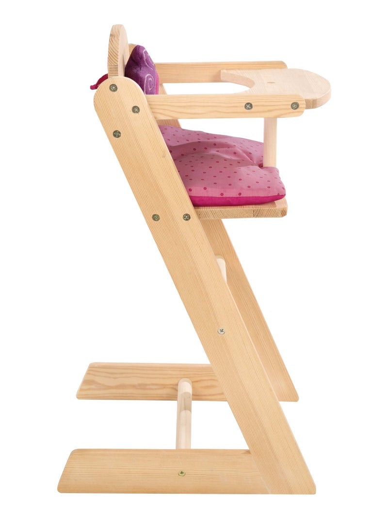 ROBA Trona para muñecas "Happy Fee" en madera - desde 3 años Madera natural - Kiabi
