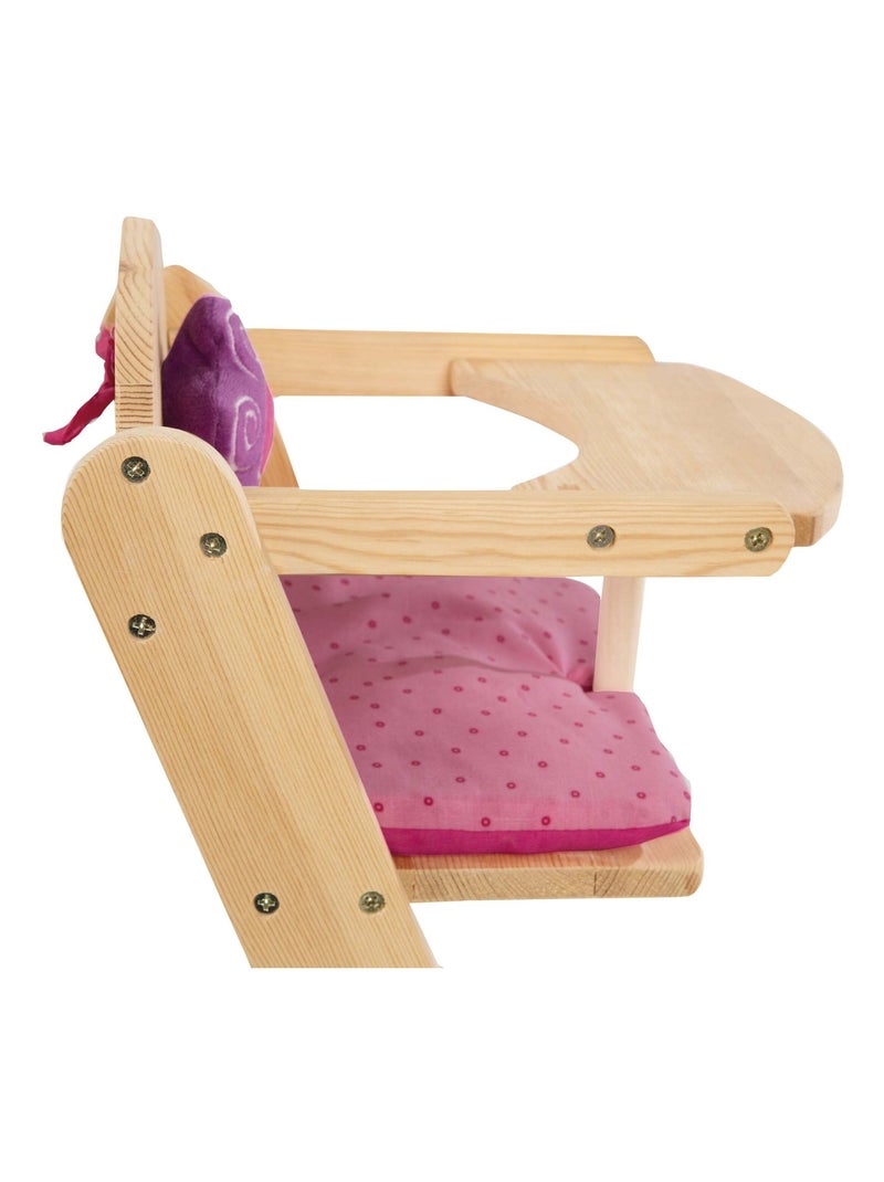 ROBA Trona para muñecas "Happy Fee" en madera - desde 3 años Madera natural - Kiabi