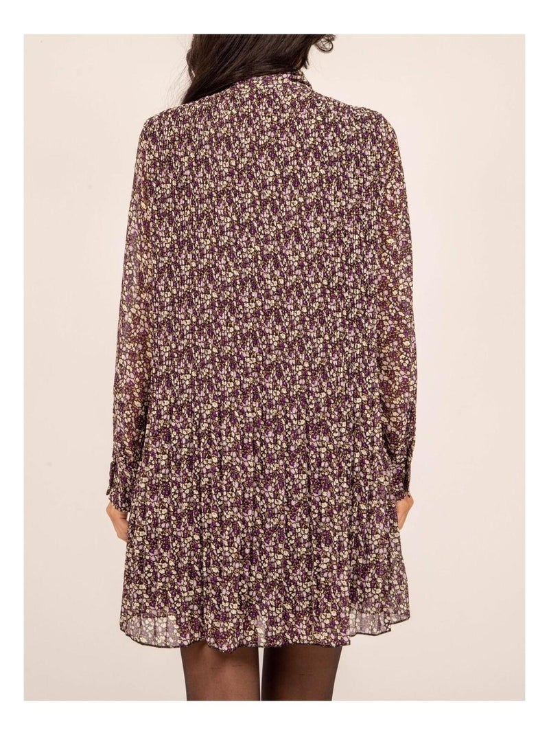 Robe fleuri  plissee IRREELLE Violeta - Kiabi